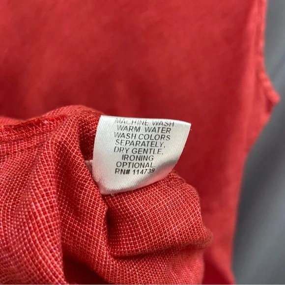 Flax Red Midi Dress - Picture 6 of 9